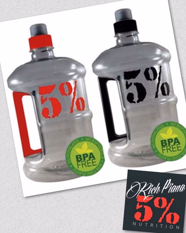 What does the 5% mean in rich piana?