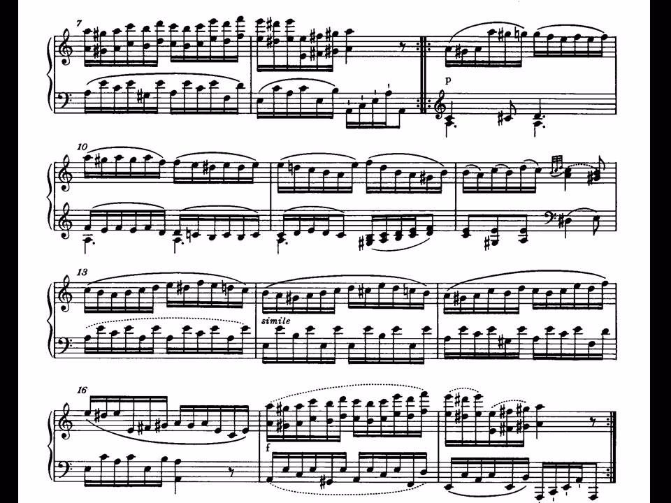 ¿Cuál es el tercer movimiento de la sonata 11 de Mozart?