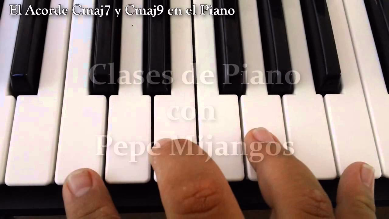¿Qué notas hay en C Maj7?