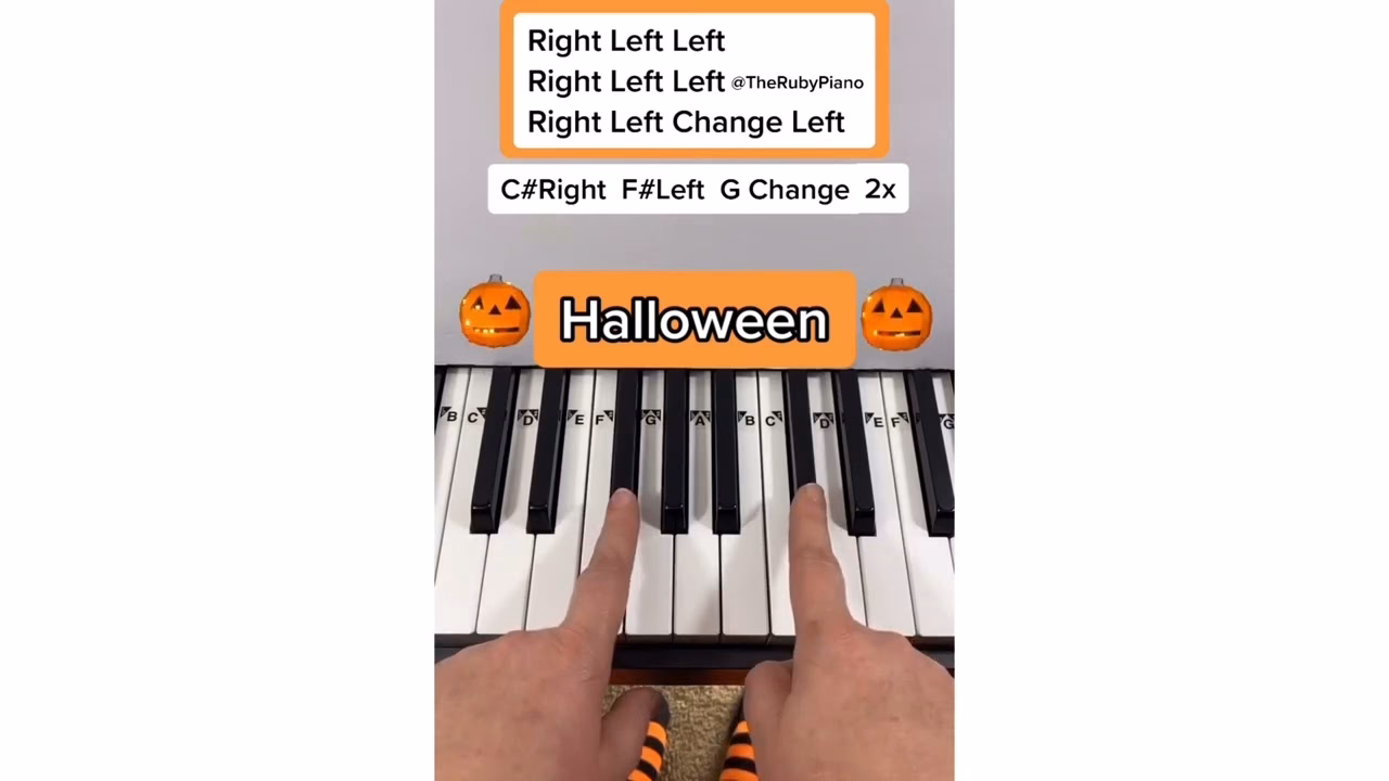 ¿Cuáles son las teclas del piano de Michael Myers?