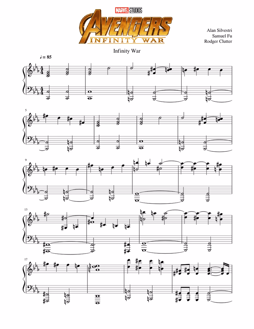 ¿Cómo se llama la canción de Avengers: Infinity War?