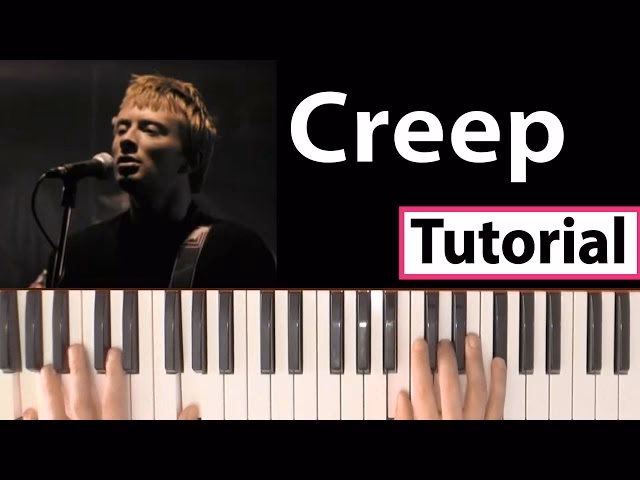 ¿Cuáles son los cuatro acordes de Creep?