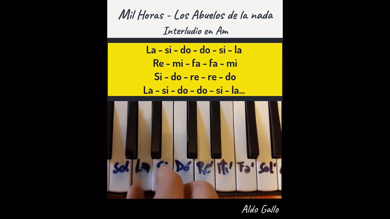 ¿Qué instrumentos tiene la canción Mil Horas?