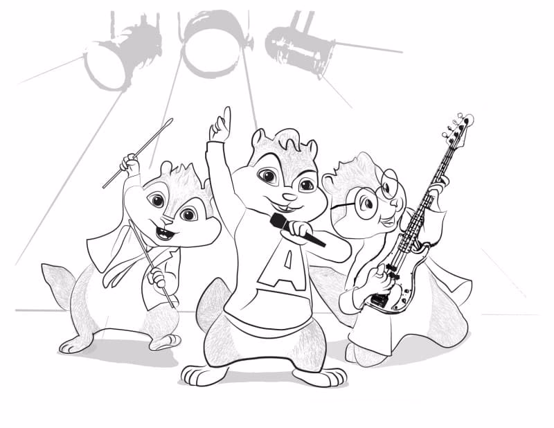 ¿Cómo se llaman las ardillas de la caricatura Alvin y las ardillas?