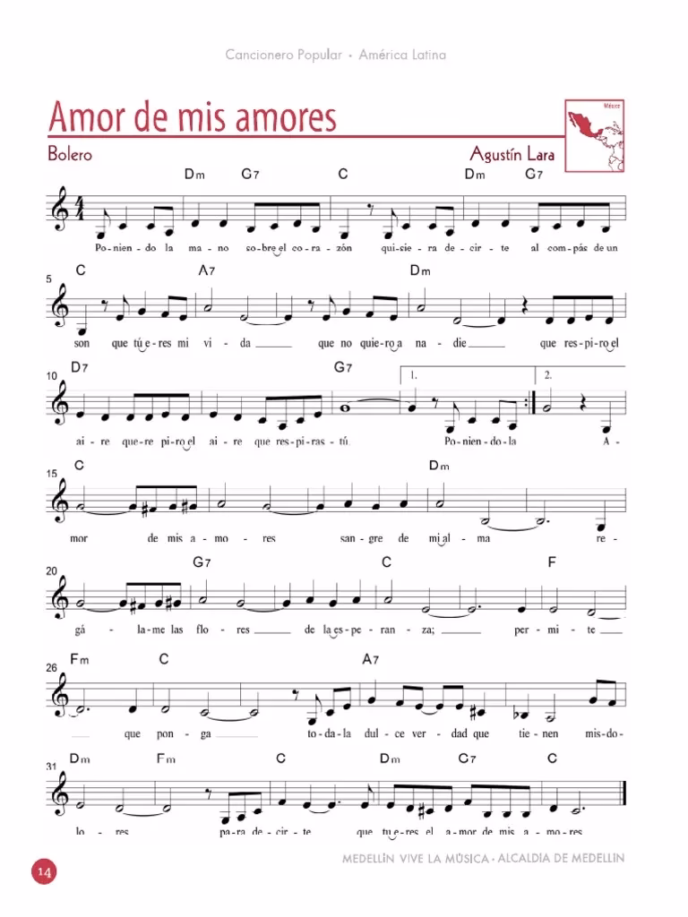 ¿Quién es el cantante original de Amor de mis amores?