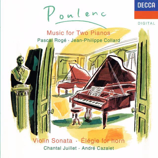 ¿Cuáles son las dos composiciones famosas de Francis Poulenc?