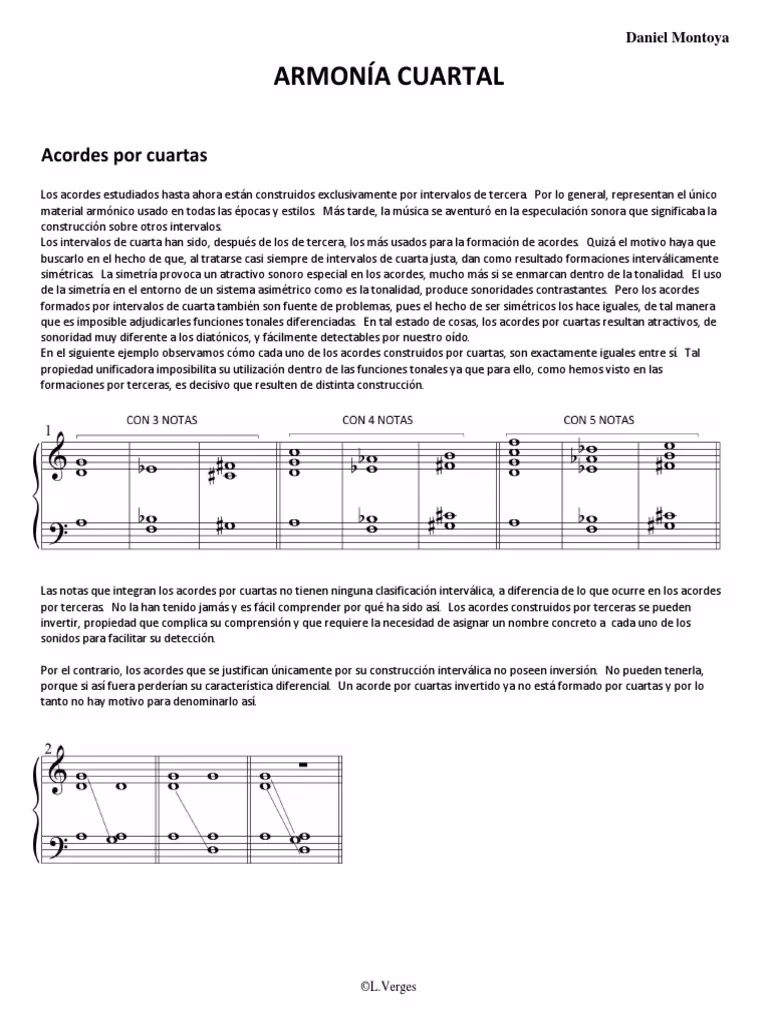¿Qué es la armonía cuartal?