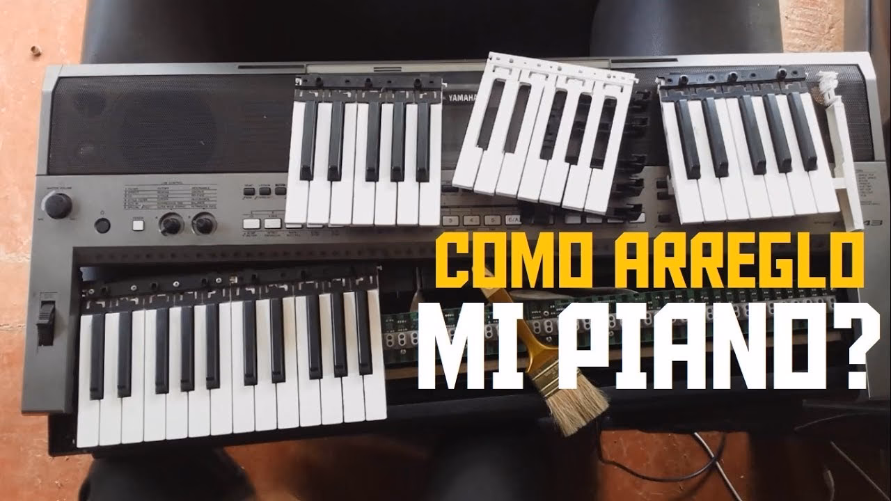 ¿Cómo limpiar las teclas de un piano eléctrico?