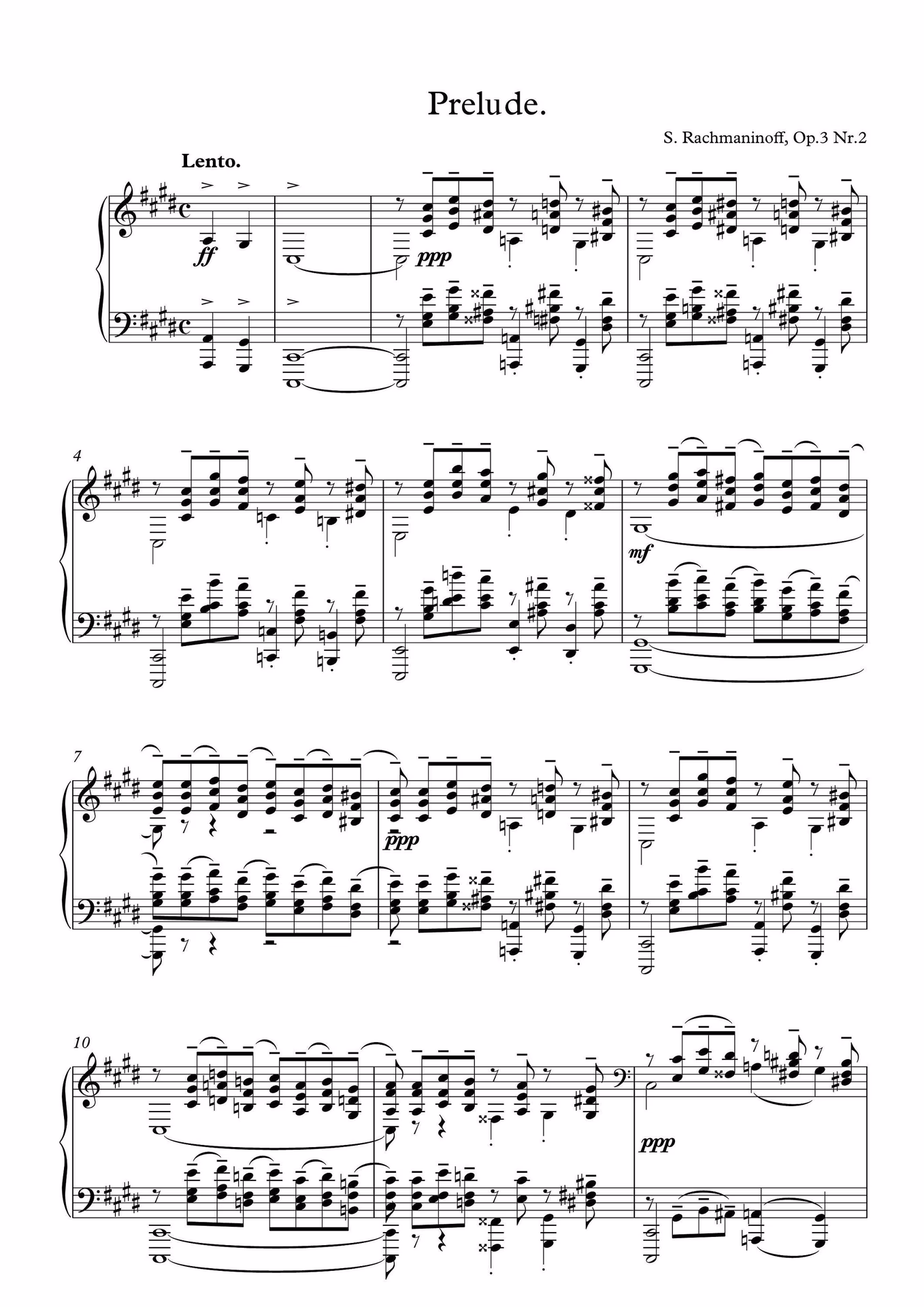 ¿Cuál es la obra más famosa de Rachmaninoff?