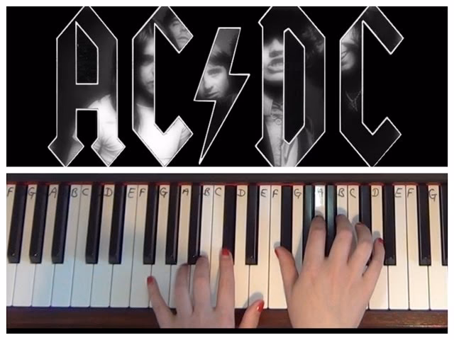 What is the rhythm of back in black?