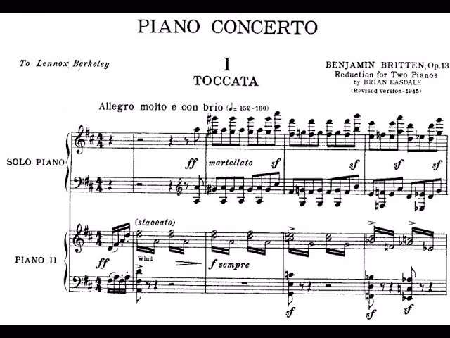 ¿Qué le pasó a Benjamin Britten?