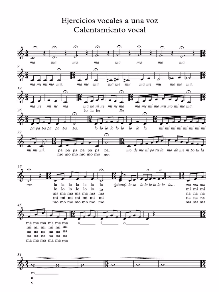 ¿Cuánto tiempo debe durar un calentamiento vocal?