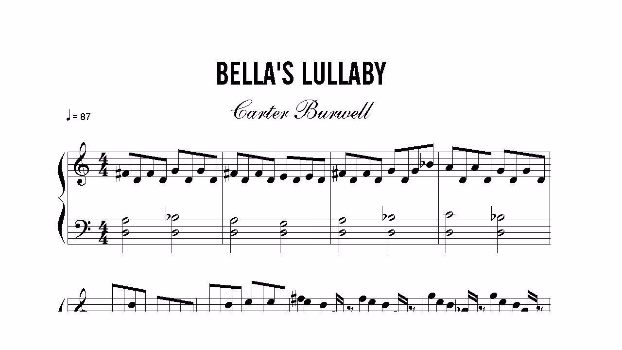 ¿Cuál es la canción de piano que se toca en Crepúsculo?