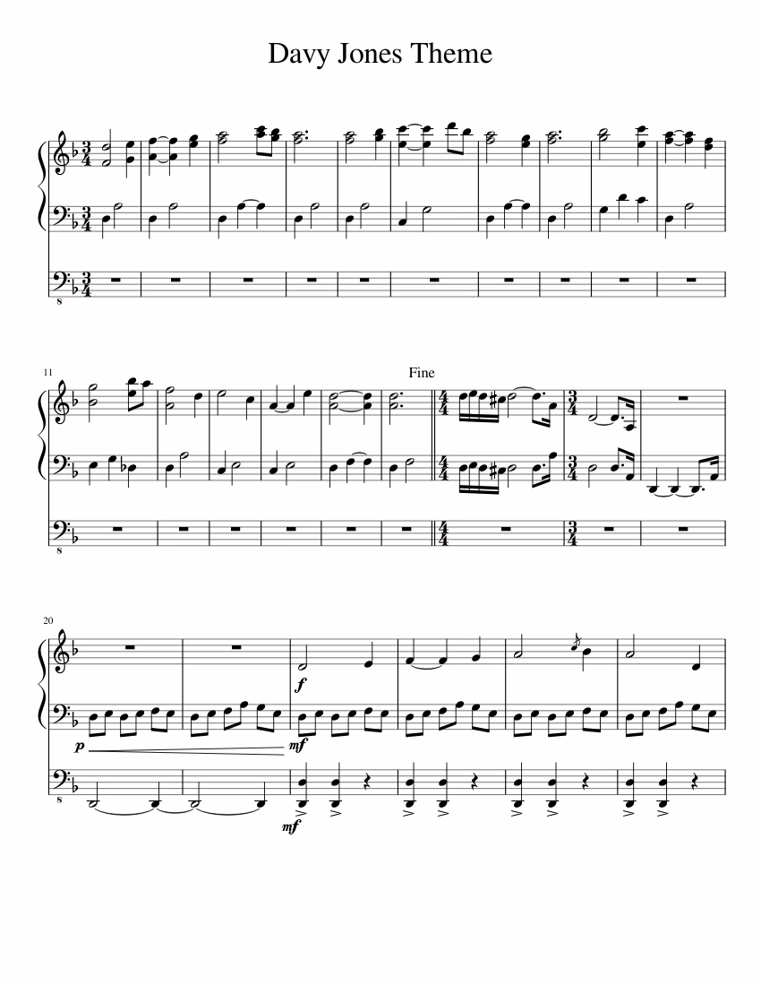 What movie does Davy Jones play the piano in?