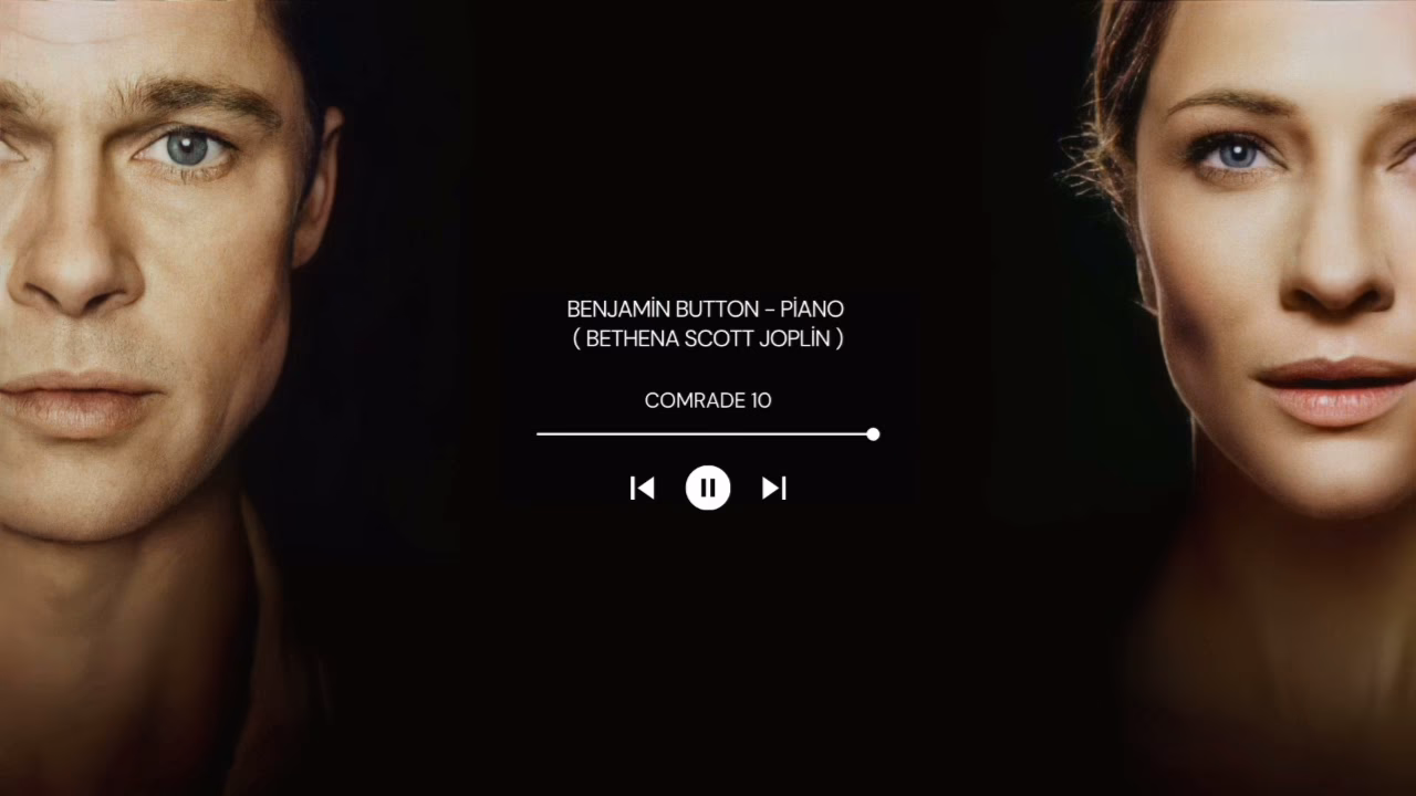 ¿Qué canción tocó Benjamin Button en el piano?