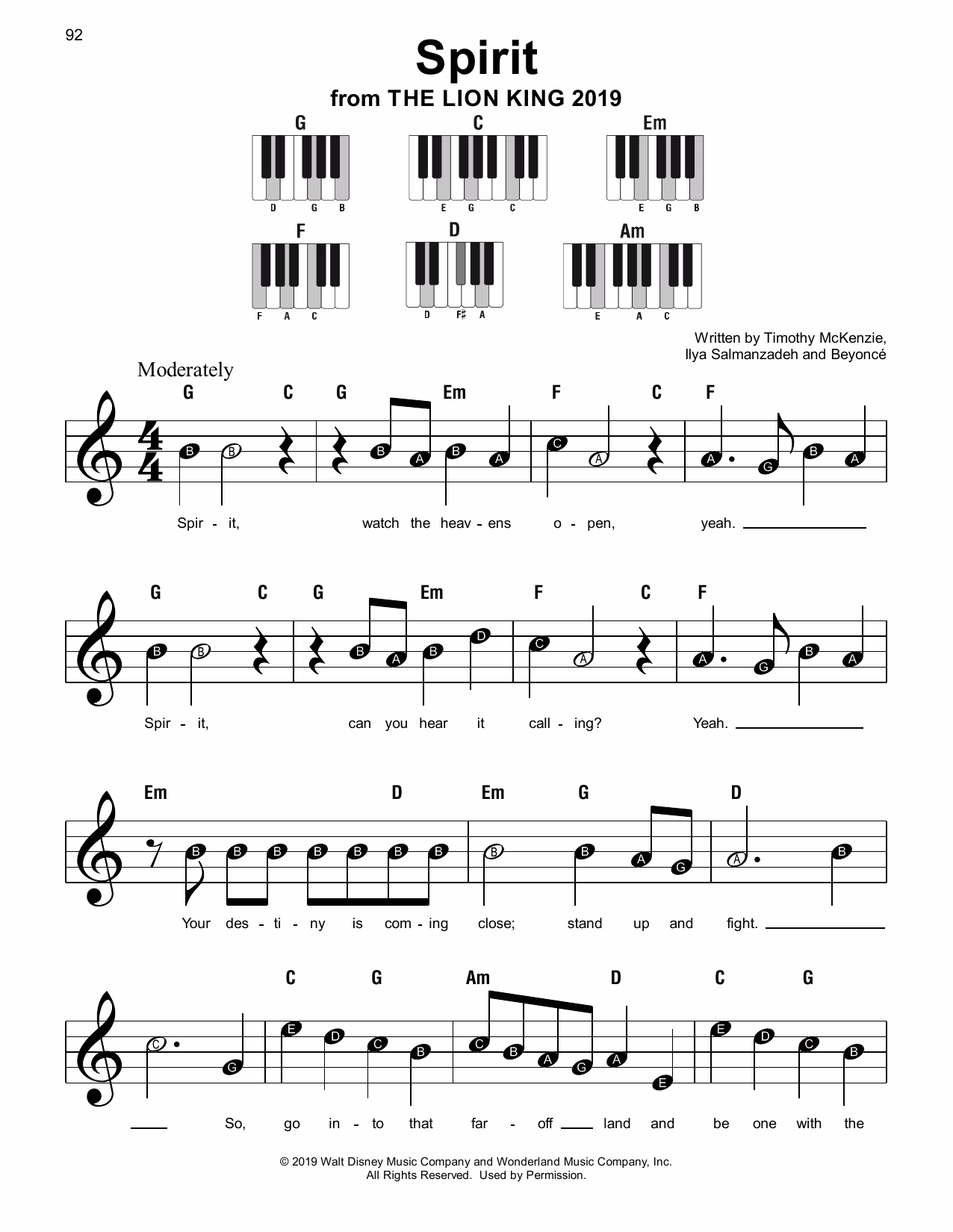 ¿Cómo se llama la canción de Spirit en inglés?