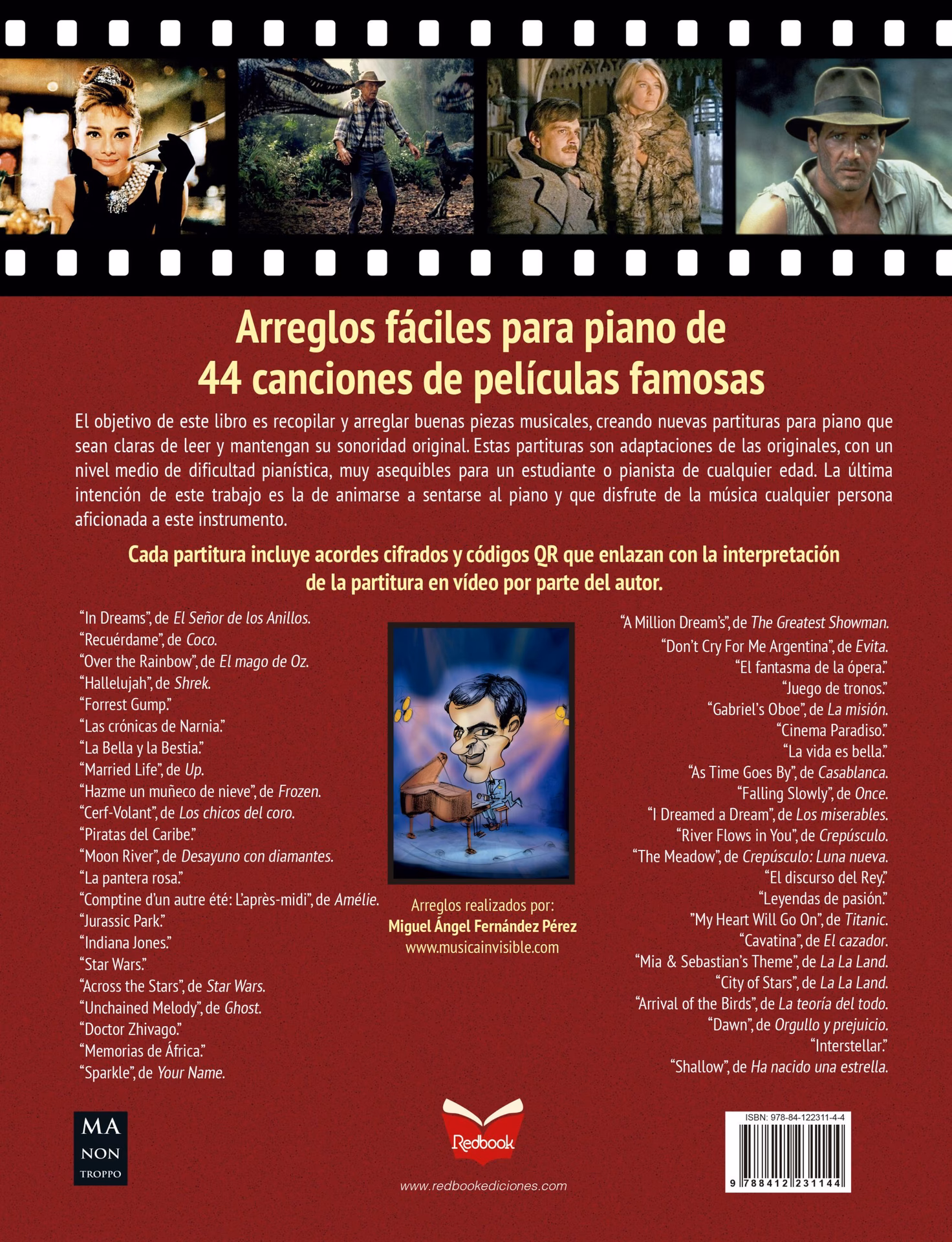 ¿Qué canciones toca el pianista en la película?