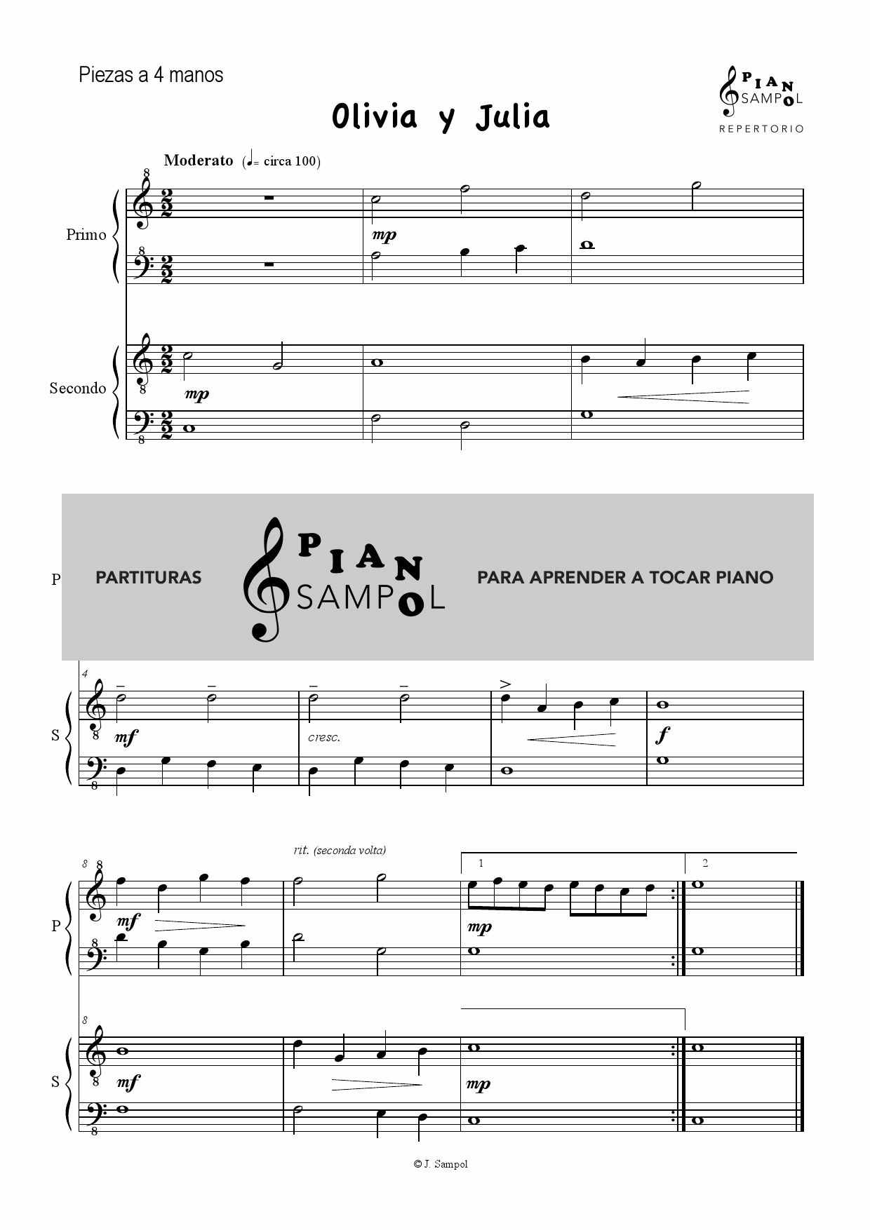 ¿Qué es la música de piano de nivel 4?