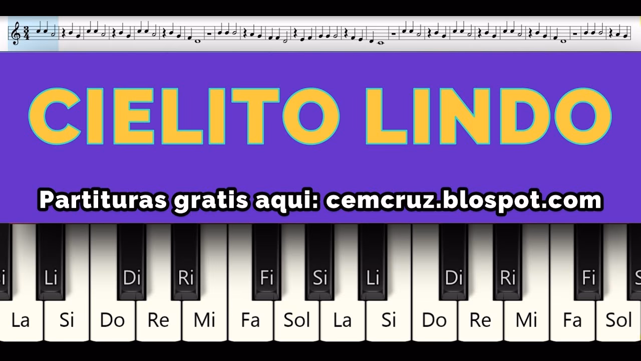 ¿Cuál es el estribillo de la canción Cielo Lindo?