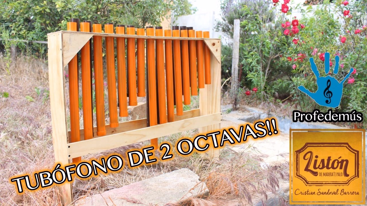 ¿Qué instrumento musical está hecho con tubos de PVC?