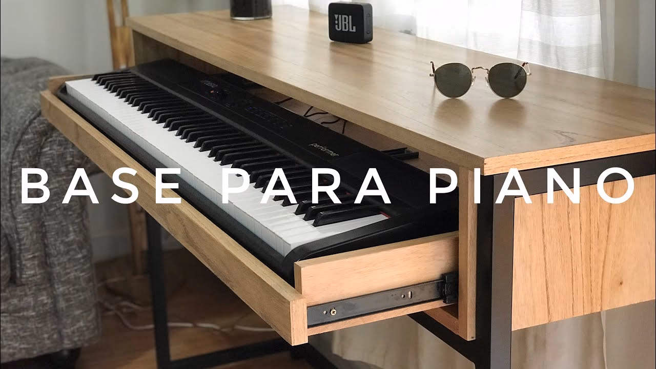 ¿Qué tamaño tiene un soporte de piano?