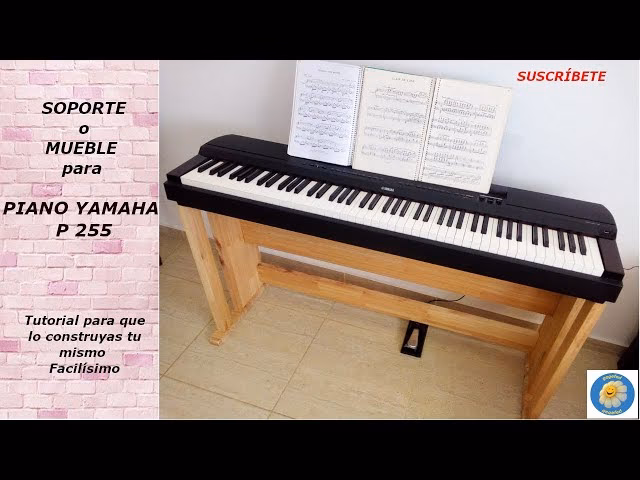 ¿Qué tamaño tiene un soporte de piano?