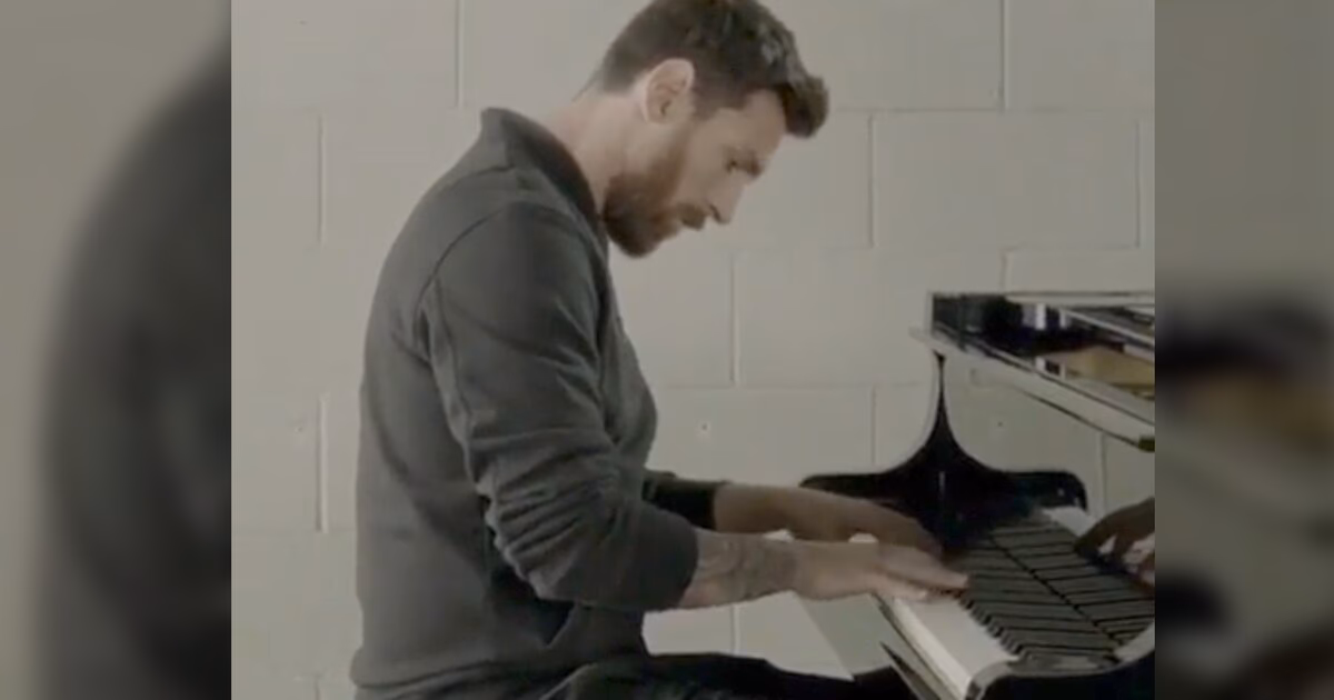 ¿Puede Leo Messi tocar el piano?