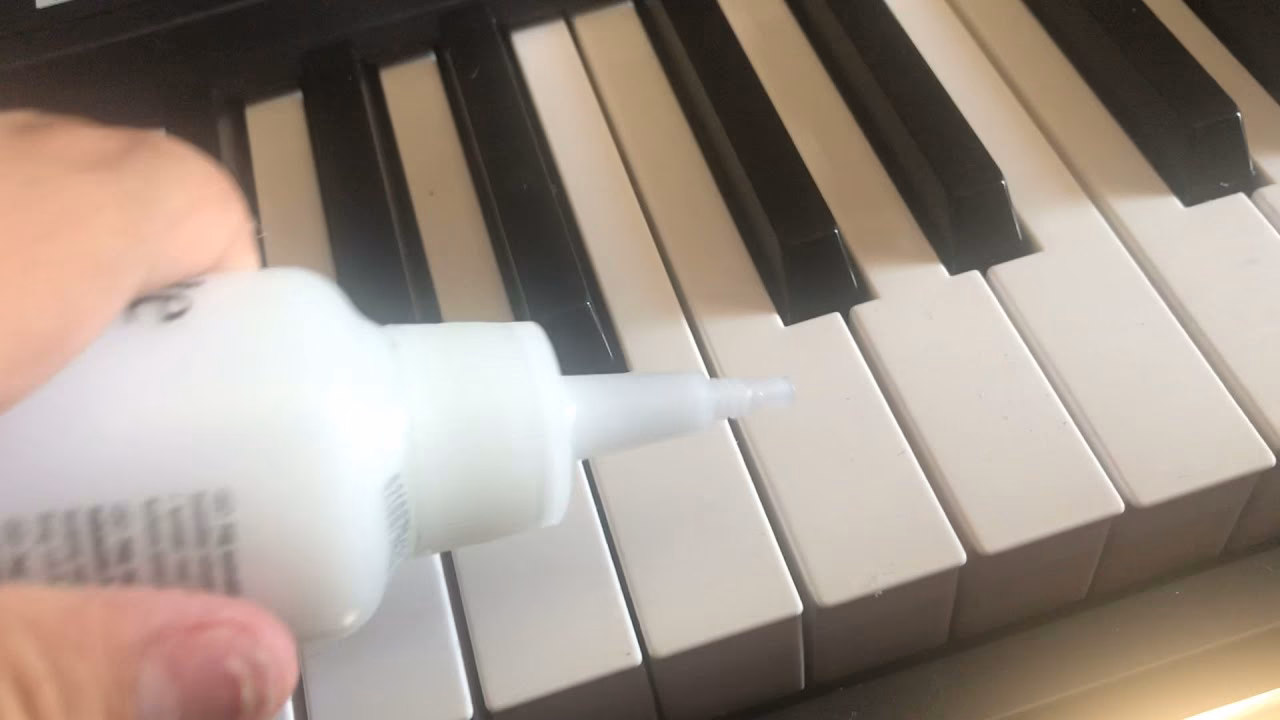 ¿Cómo sacar lo amarillo de las teclas del teclado?
