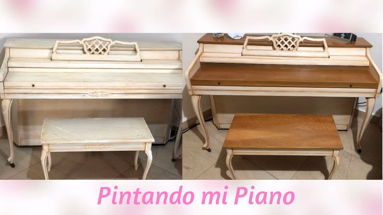 ¿Puedo pintar un piano sin lijarlo?