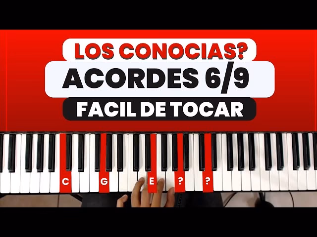 ¿Cómo se resuelven los acordes 6/9?