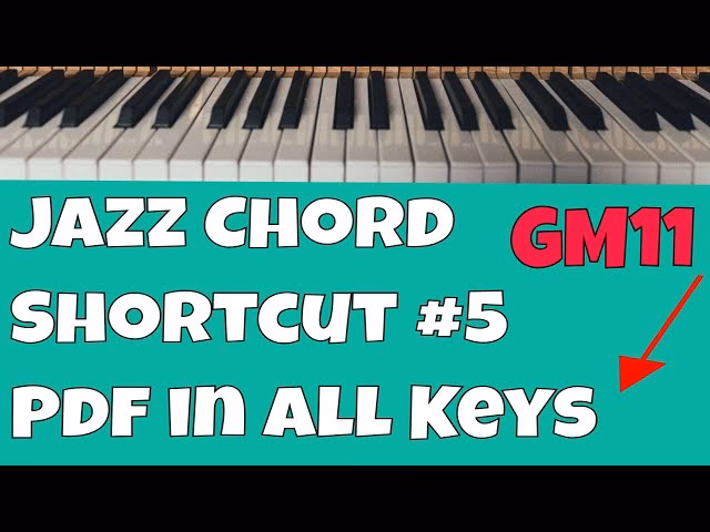 ¿Qué es el acorde GM11 en piano?