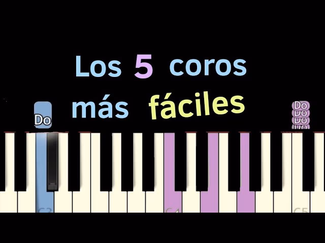 ¿Qué es el coro en el piano?