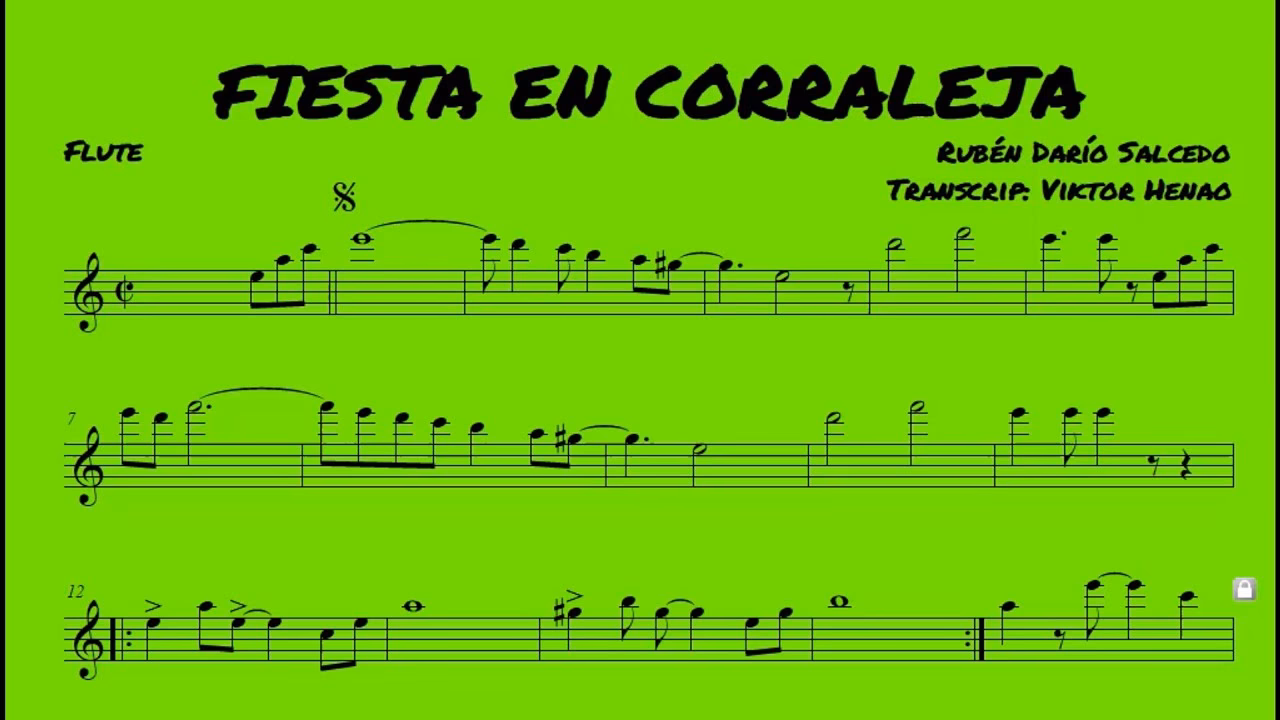 ¿Qué ritmo es fiesta en Corraleja?