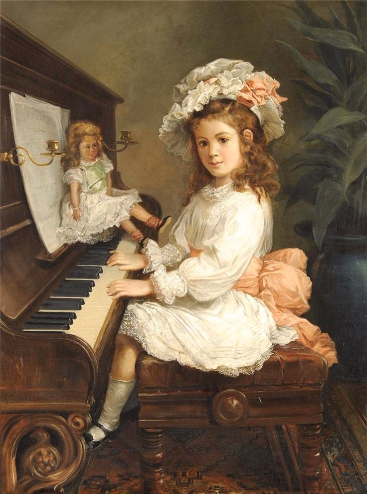 ¿Qué es un piano con estuche de arte?