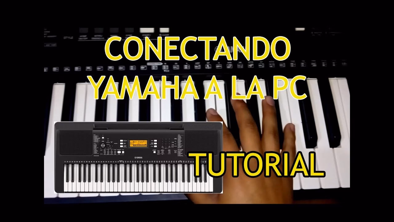 ¿Se puede conectar un piano Yamaha a una PC?