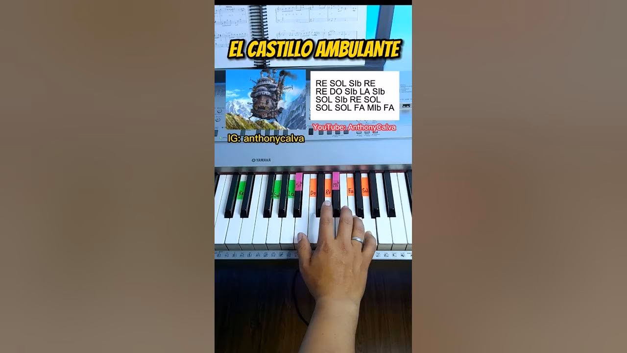 ¿Quién escribió la canción para piano de El castillo ambulante?