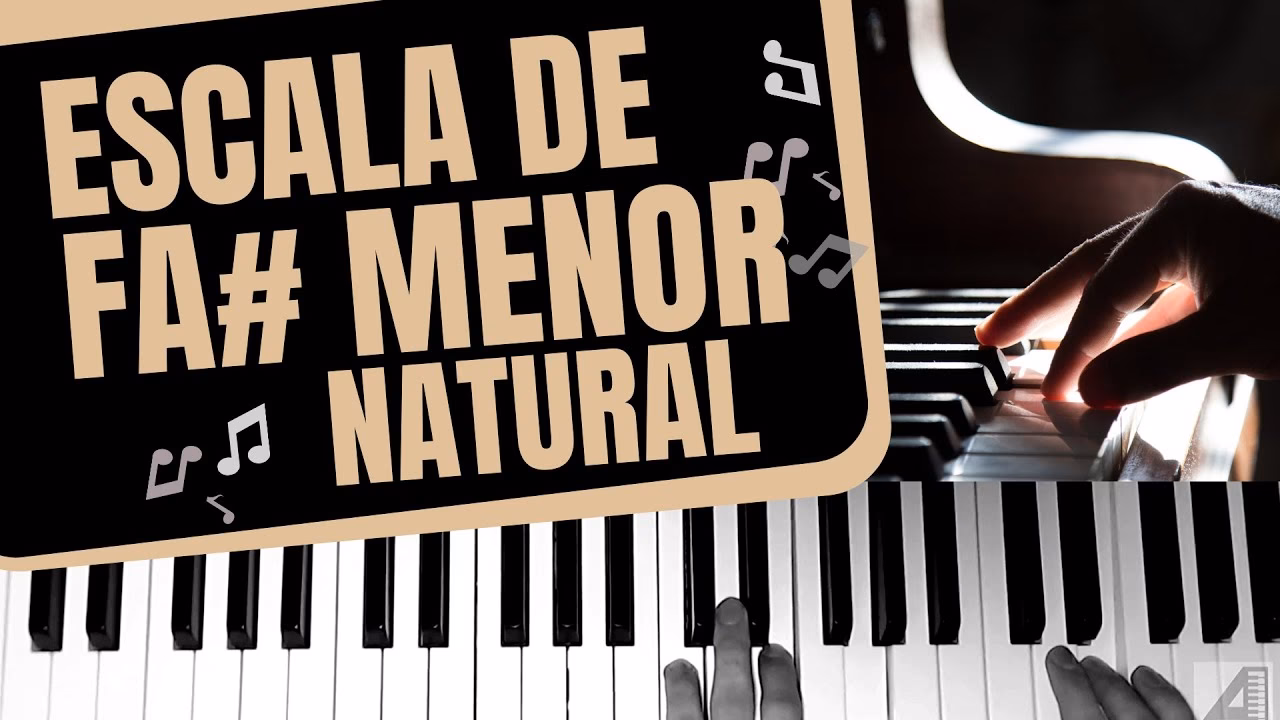 ¿Qué es la escala de fa menor en piano?