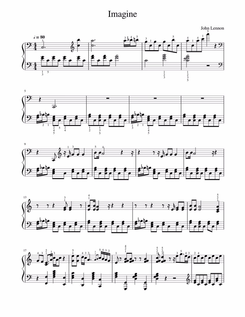Who played piano on Imagine?