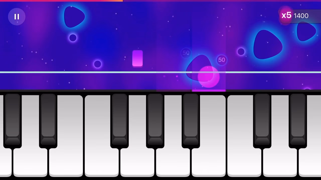 ¿Cuál es la aplicación de piano que tiene todas las canciones?