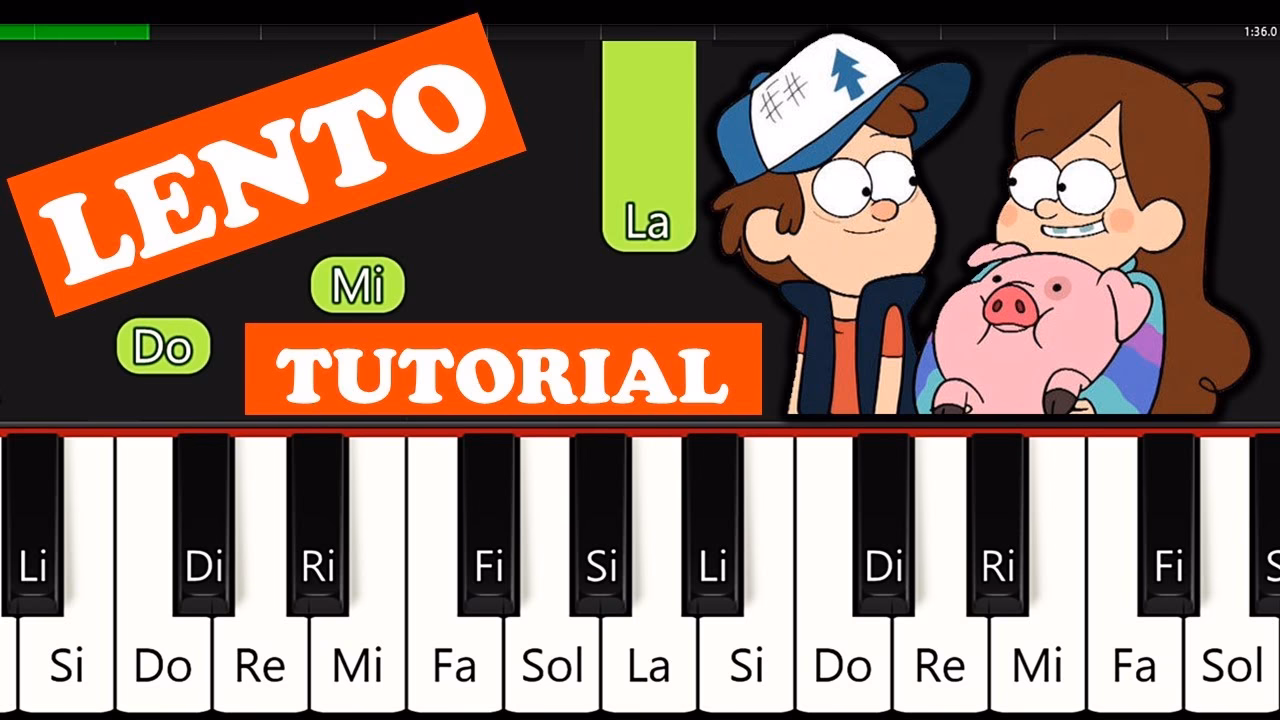 What key is the Gravity Falls theme in?