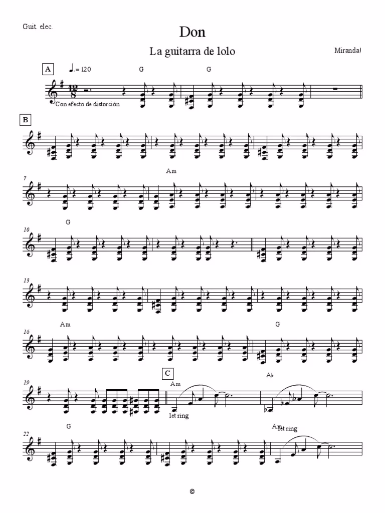 ¿Qué significa la guitarra de Lolo?