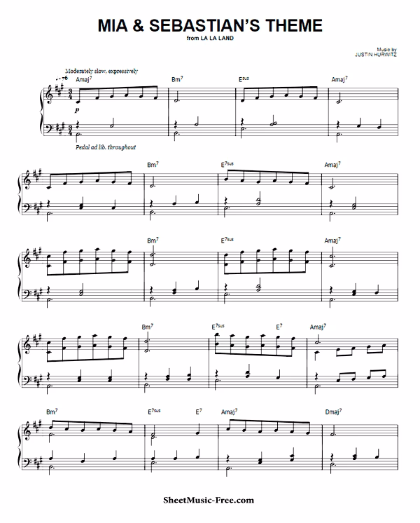 What piano song is played in La La Land?