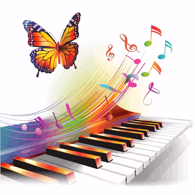 ¿Qué es un piano mariposa?