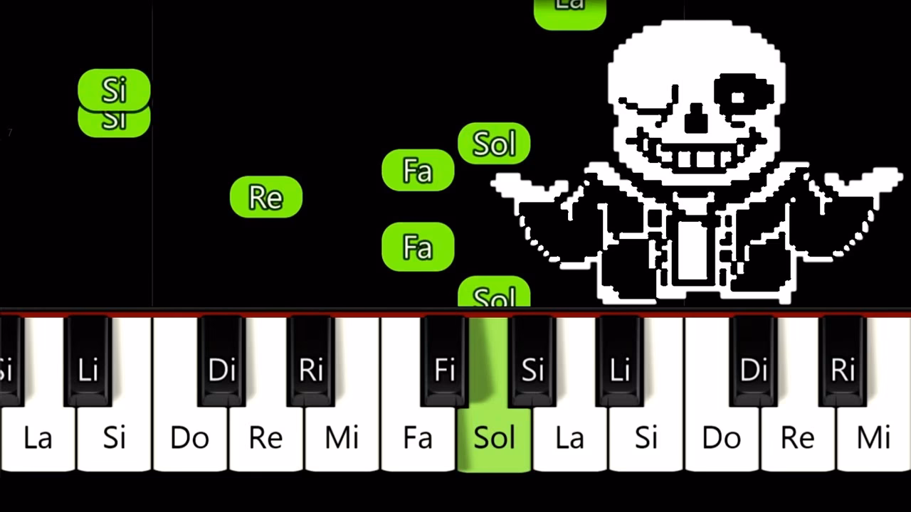 ¿Qué clave utiliza megalovania?