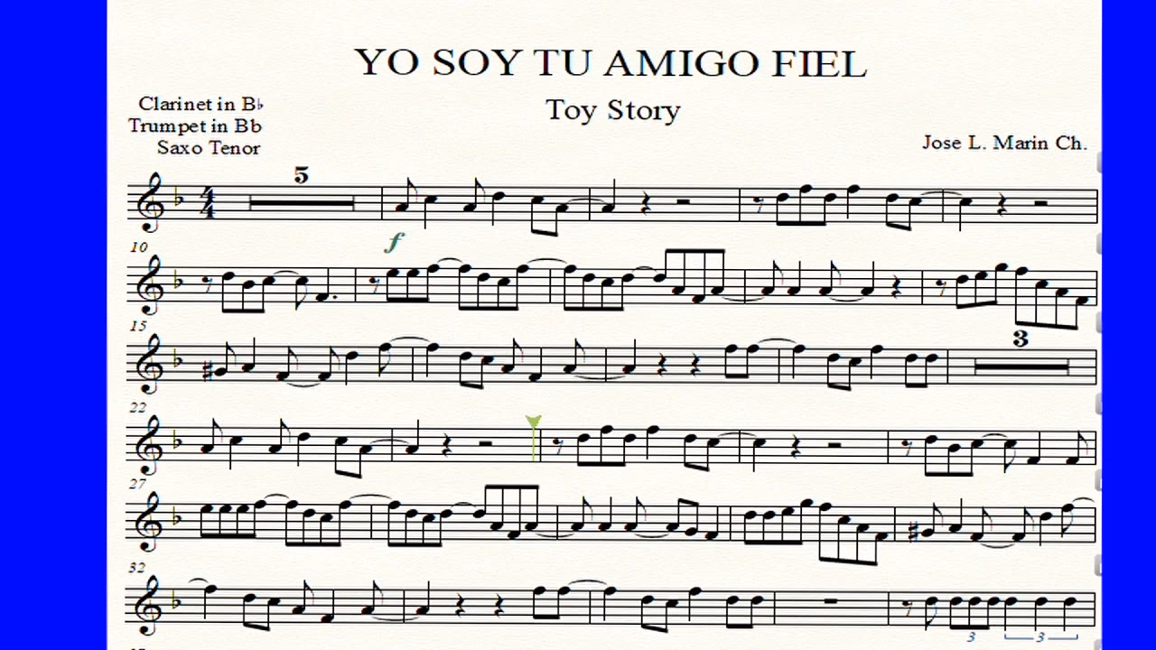 ¿Quién compuso "Yo soy tu amigo fiel"?