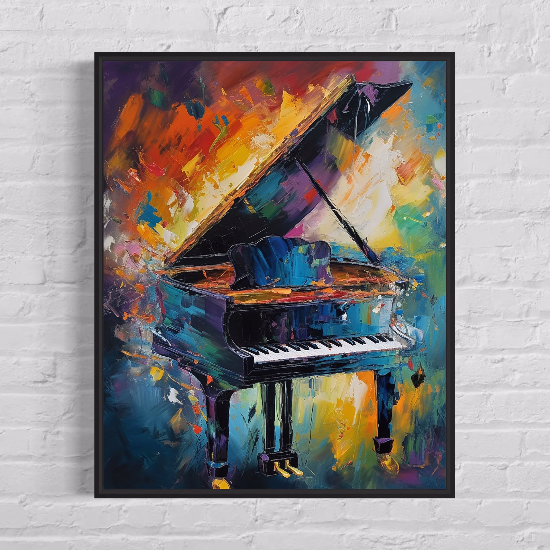 ¿Qué se ve en la pintura abstracta?
