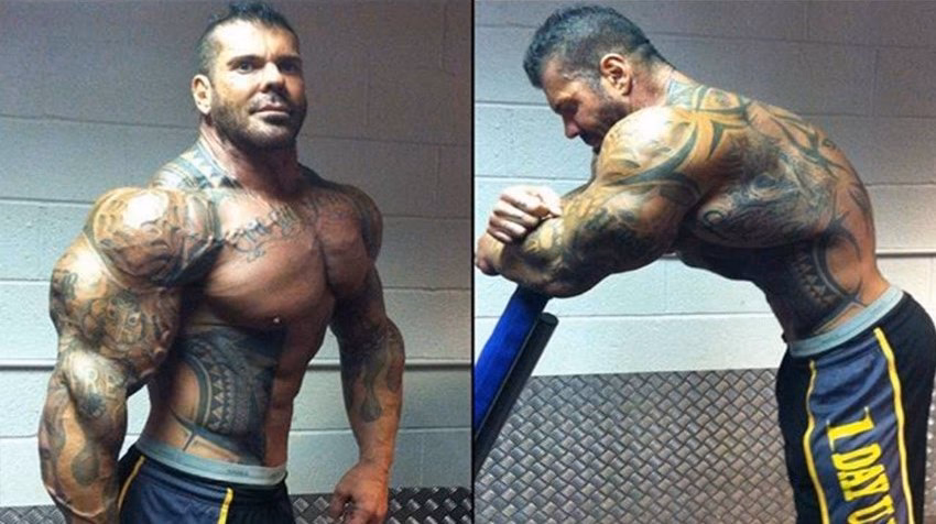 ¿Cuánto median los brazos de Rich Piana?