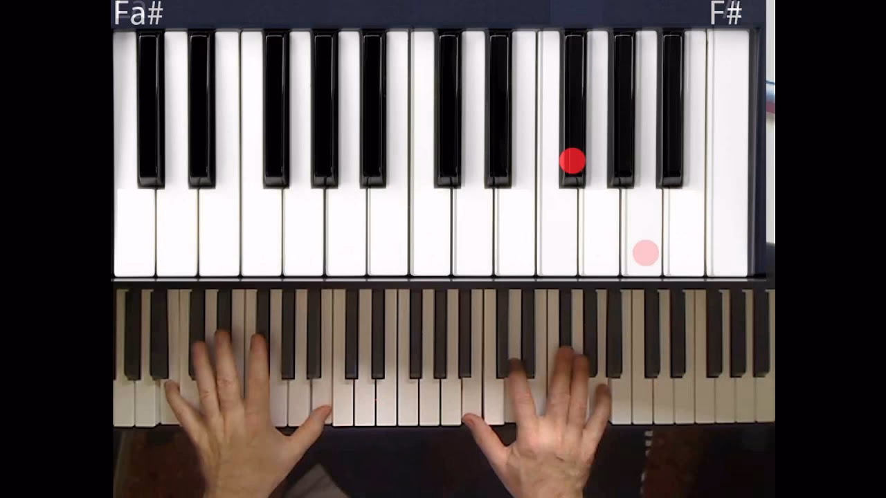 ¿Cómo es si 7 en piano?