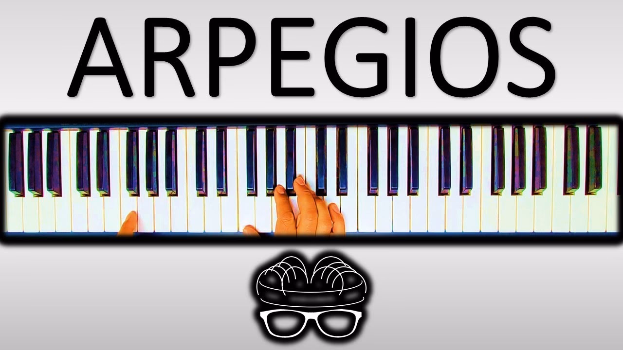 ¿Cuáles son los arpegios en el piano?