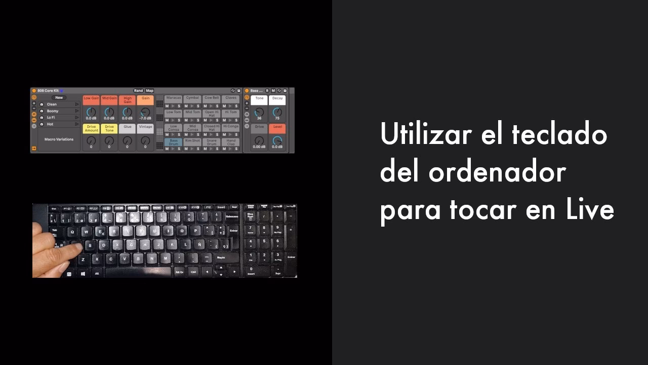 ¿Cómo utilizar el teclado de piano en Ableton?